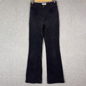 Free People We The Free Womens 27 French Girl Flare Jean in Black